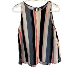Ann Taylor Factory Women's Sleeveless Striped Top M